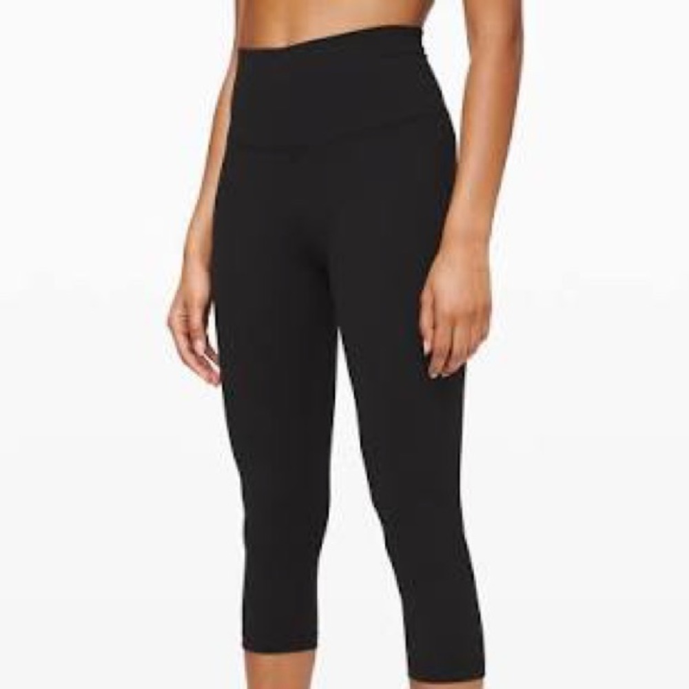 lululemon high rise crop leggings 17”
